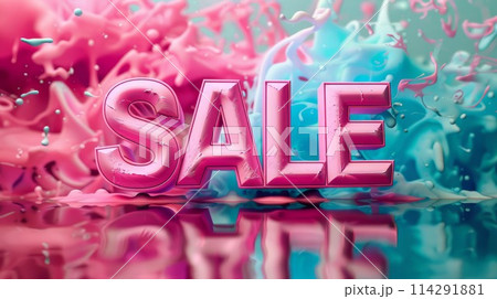 Pink Sale concept art poster. 114291881