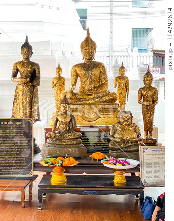 Statue of Somdej Toh monk at the Rakang Kositaram temple. Statue of Somdej Toh monk at the Rakang Kositaram temple. 114292614