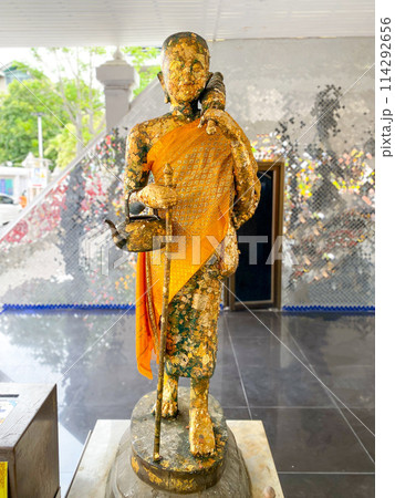 Buddha statue in the Indharaviharn temple in Bangkok Thailand 114292656