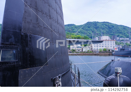 海上自衛隊呉基地の潜水艦じんりゅう 海上自衛隊呉基地の潜水艦じんりゅう 114292758