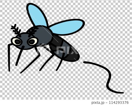 かわいい蚊のイラスト素材 かわいい蚊のイラスト素材 114293376