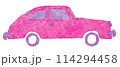 かわいい赤い車のイラスト 114294458