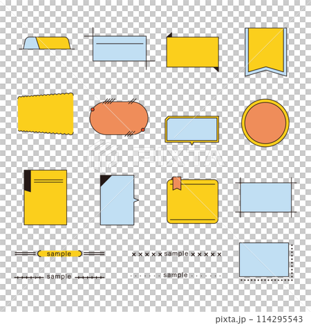 幾何圖案框架材料 114295543