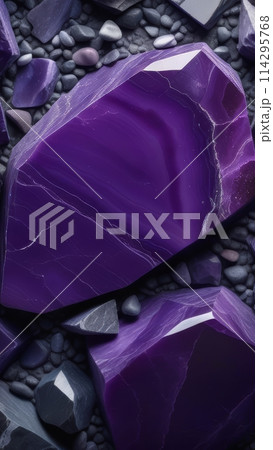 Close-up of a glossy marble stone 114295768