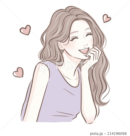 女性・女の子のイラスト素材 女性・女の子のイラスト素材 114296098