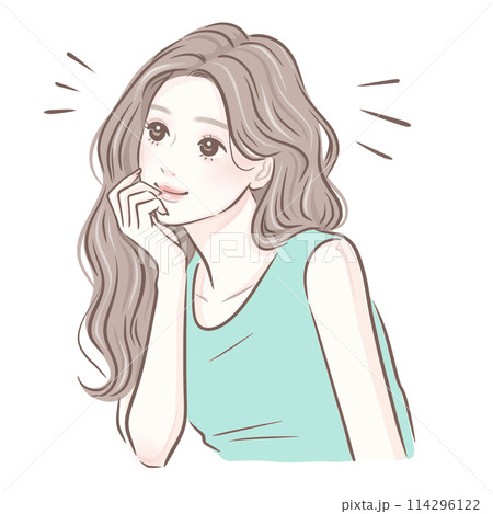 女性・女の子のイラスト素材 女性・女の子のイラスト素材 114296122