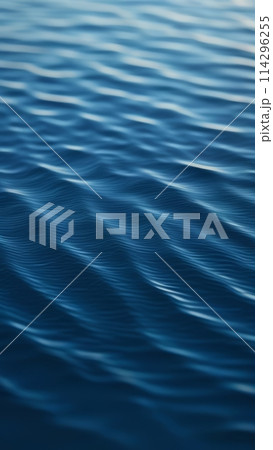 Beautiful background with blue water, top view 114296255