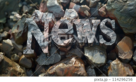 Gneiss Stone News concept art poster. 114296256