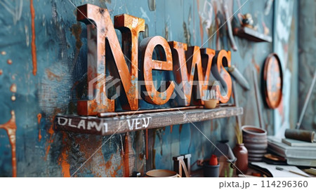 Copper News concept art poster. 114296360