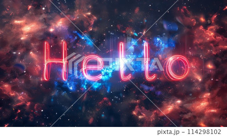 Universe Hello concept art poster. 114298102