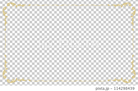 金色框架，裝飾典雅 114298439