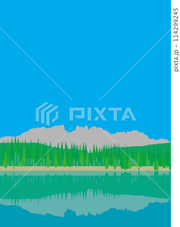 カレッツァ湖 lago di carezza ドロミーティ dolomiti イタリア italia カレッツァ湖 lago di carezza ドロミーティ dolomiti イタリア italia 114299245