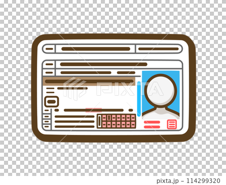 Driver's license (front) 114299320