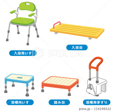 Panasonic介護用品 風呂用手すり よし ＆浴槽台
