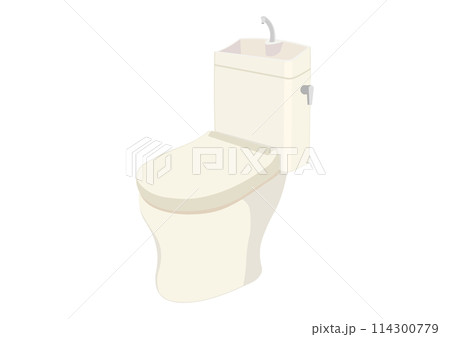 洋式トイレのイラスト 114300779