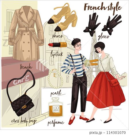 French style male and female clothes and fashion French style male and female clothes and fashion 114301070