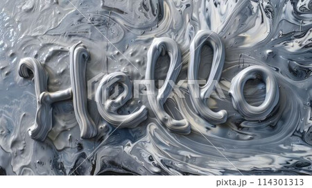 Grey Slime Hello concept art poster. 114301313