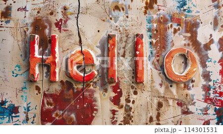 Fresco Hello concept art poster. 114301531