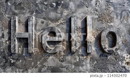 Concrete Hello concept art poster. 114302470