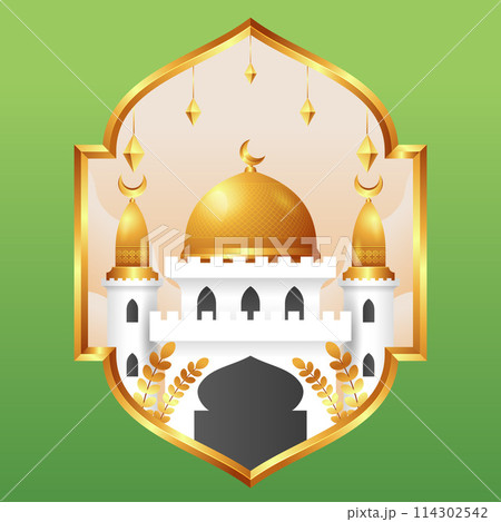 Eid al-fitr illustration in realistic style Eid al-fitr illustration in realistic style 114302542