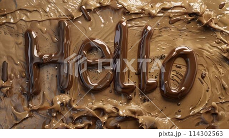 Brown Slime Hello concept art poster. 114302563