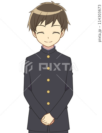 学ランの男の子 114303673