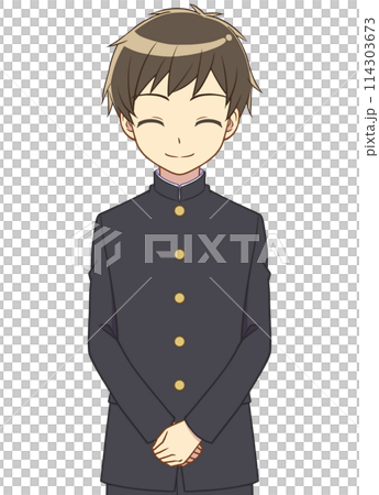 学ランの男の子 114303673