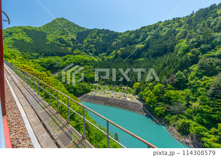 大井川鉄道 井川線 車窓からの景色 大井川鉄道 井川線 車窓からの景色 114308579