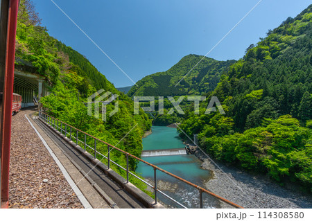 大井川鉄道　井川線　車窓からの景色 114308580