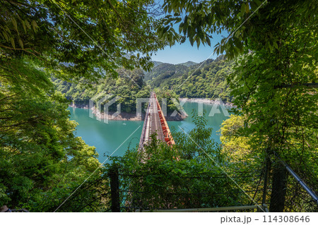 【静岡県】　奥大井湖上駅 114308646