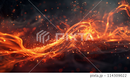 火の粉、火花の背景 火の粉、火花の背景 114309022