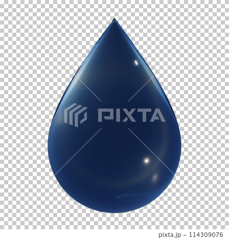 Illustration of blue water drop Illustration of blue water drop 114309076