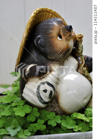 信楽焼の狸（たぬきの置物） 114311487