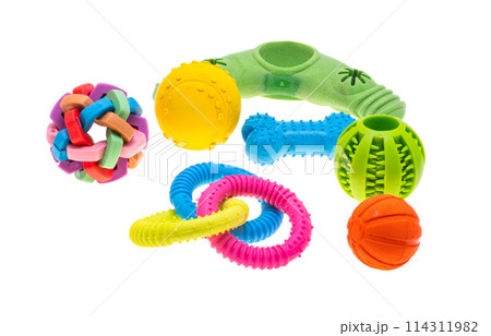 dog toys isolated 114311982