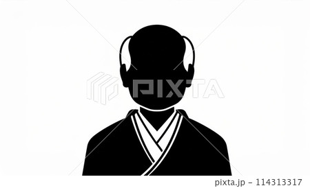 人のシルエット 114313317