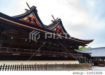 岡山 吉備津神社 国宝本殿 岡山 吉備津神社 国宝本殿 114313836