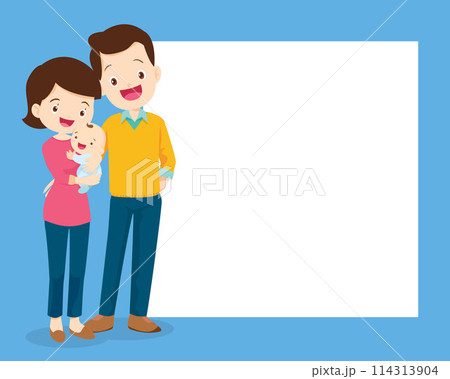 Big happy multi-generational family siblings relatives portrait 114313904