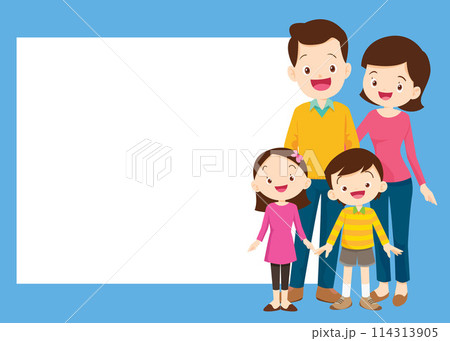 Big happy multi-generational family siblings relatives portrait 114313905
