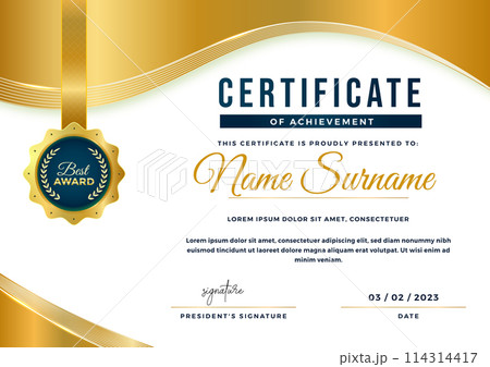 Creative and Modern Certificate of appreciation or diploma certificate or award certificates Creative and Modern Certificate of appreciation or diploma certificate or award certificates 114314417
