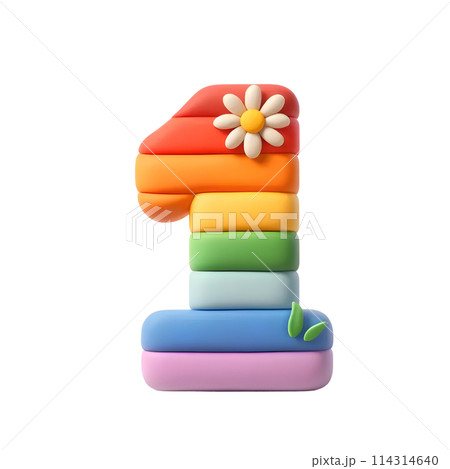 3D number one 114314640