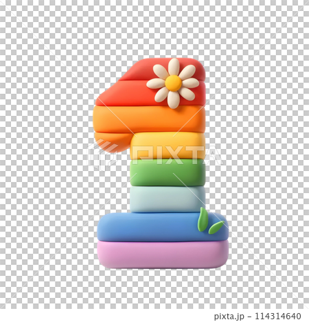 3D number one 114314640