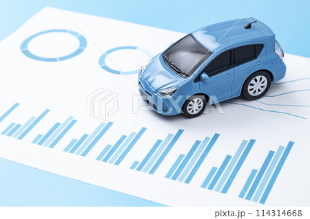 自動車とグラフ 自動車とグラフ 114314668