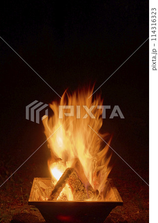 焚き火 焚き火 114316323