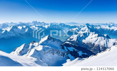 Mountain Majesty: Snow-capped Peaks and Panoramic Views 114317060