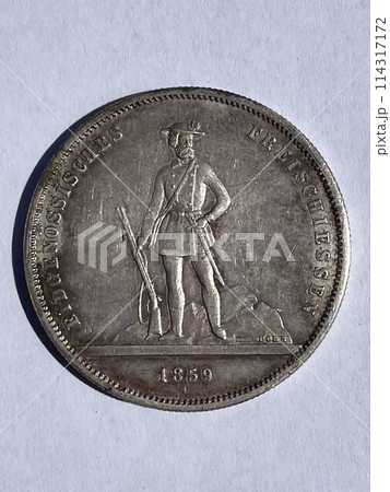 スイス・ローザンヌ5フラン射撃祭銀貨 1876年 スイス・ローザンヌ5フラン射撃祭銀貨 1876年 114317172