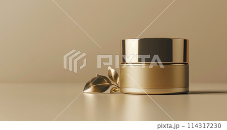 a product mockup for a cosmetic serum cream a product mockup for a cosmetic serum cream 114317230