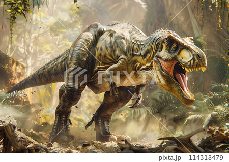 ティラノサウルスのイラスト素材 [114318479] - PIXTA