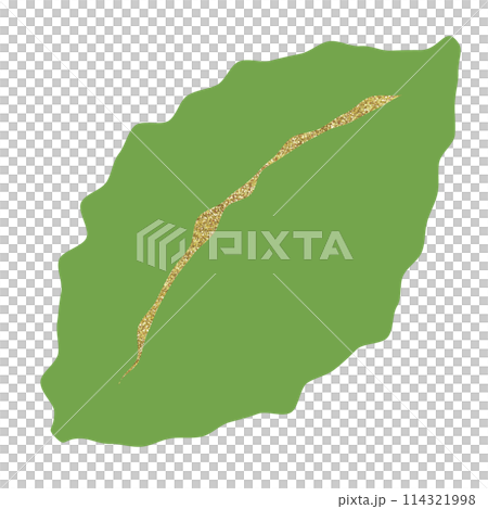 插圖素材葉樹植物金 114321998