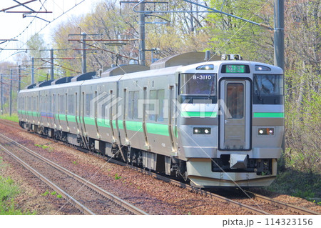 千歳線　733系 114323156