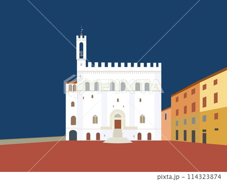 グッビオ gubbio コンソリ館 palazzo dei consoli ウンブリア イタリア グッビオ gubbio コンソリ館 palazzo dei consoli ウンブリア イタリア 114323874